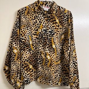 Vintage Maggy London silk blouse